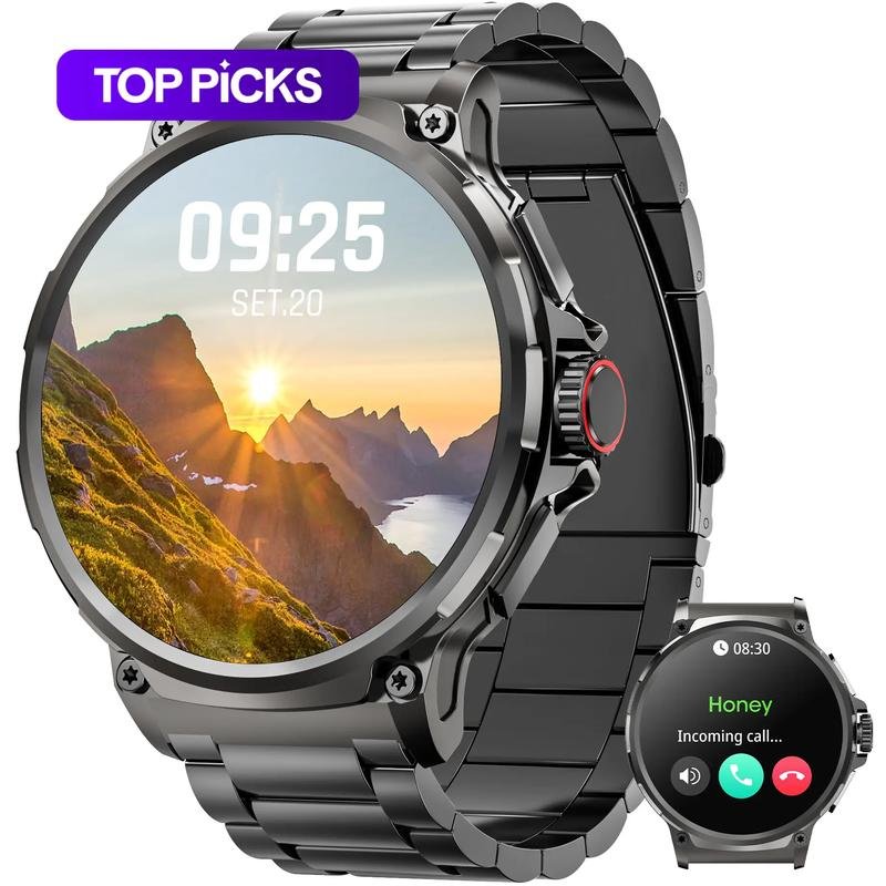 Multifunctional Smart Watch, Fashion Digital Watch with Answer/Make Calls & 100+ Sport Modes, Waterproof Sports Watch for Women & Men